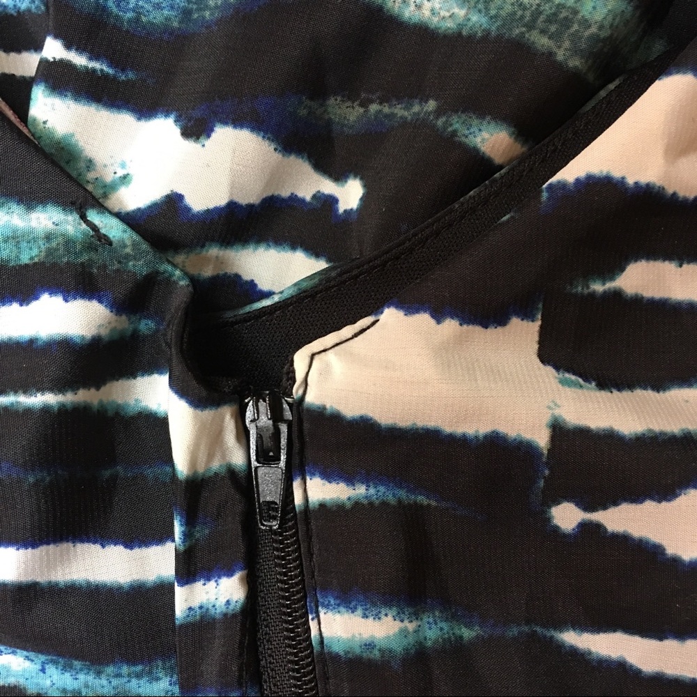 2/$20 Paper Doll Lined Safari Print Dress - Picture 7 of 8